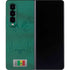 Senegal Soccer Flag Galaxy Z Fold4 5G Skin